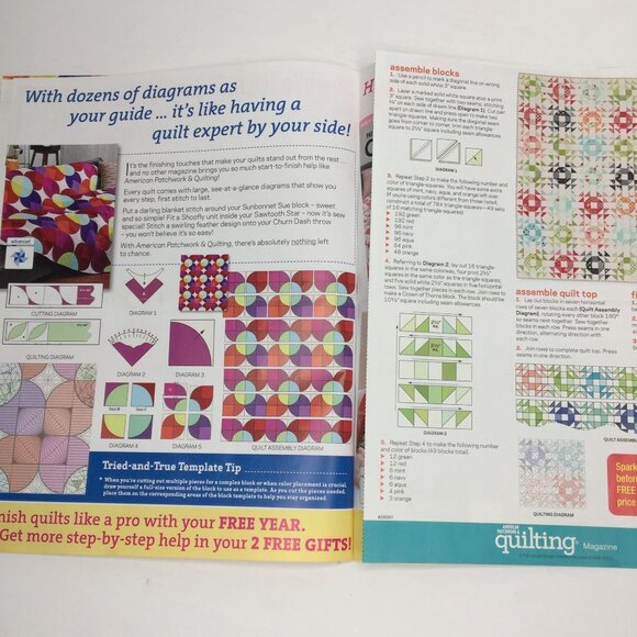 Better Homes & Gardens American Patchwork Quilting Magazine Art Crafting - Picture 4 of 6